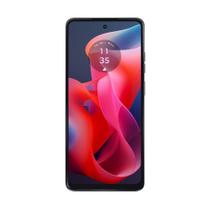 Smartphone Motorola G24 128GB Grafite 4G4GB RAM Câmera Dupla Selfie 8MP Tela 6.6