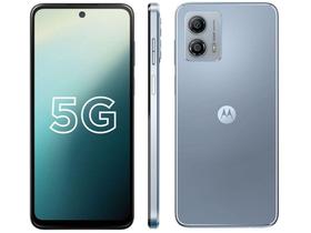 Smartphone Motorola G53 128GB Prata 5G Snapdragon 480+ Octa-Core 4GB RAM 6,5" Câm. Dupla Selfie 8MP