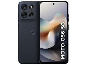 Smartphone Motorola G56 256GB Grafite 5G 16GB de RAM 6,7" Câm. Dupla + Selfie 32MP