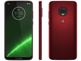 Smartphone Motorola G7 Plus 64GB Rubi 4G - 4GB RAM Tela 6,24” Câm. Dupla + Câm. Selfie 12MP