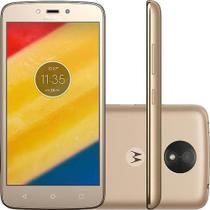 Smartphone Motorola Moto C Plus Dual Chip Tela 5" Quad-Core 16GB 4G Wi-Fi Câmera 8MP - Ouro