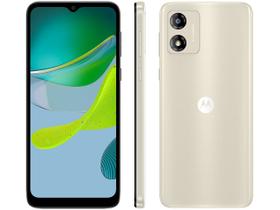 Smartphone Motorola Moto E13 32GB Off-White 4G Octa-Core 2GB RAM 6,5" Câm. 13MP + Selfie 5MP Dual Chip