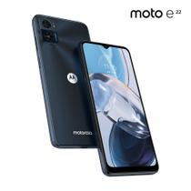 Smartphone Motorola Moto E22 128GB 4G Octa Core 4GB RAM Câmera 16MP + Selfie 5MP Tela de 6.5'' - Preto