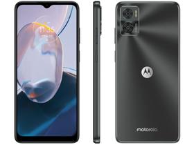 Smartphone Motorola Moto E22 32GB Grafite 4G - 2GB RAM 6,5” Câm. Dupla + Selfie 5MP Dual Chip
