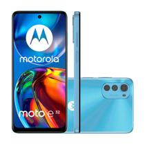 Smartphone Motorola Moto E32 XT2227-1, Tela 6.5" 4GB RAM, 64GB, Câmera Frontal de 8 MP Azul