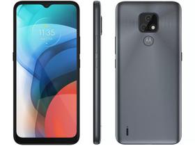 Smartphone Motorola Moto E7 64GB Cinza Metálico - 4G Octa-Core 2GB RAM 6,5” 4G, 4GB RAM