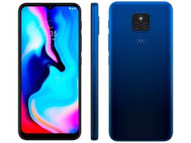 Smartphone Motorola Moto E7 Plus 64GB Azul Navy - 4G Octa-Core 4GB RAM 6,5” Câm. Dupla + Selfie 8MP