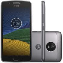 Smartphone Motorola Moto G 5ª Geração 32GB Dual 4G 5'' Câmera 13MP Selfie 5MP Android 7.0 Platinum