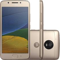 Smartphone Motorola Moto G 5ª Geração 32GB Dual 4G Tela 5'' Câmera 13MP Selfie 5MP Android 7.0 Ouro