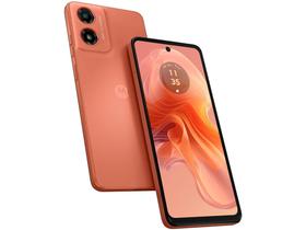Smartphone Motorola Moto G04 128GB Coral 4GB + 4GB RAM Boost 6,6" Câm. 16MP + Selfie 5MP Dual Chip