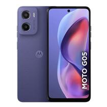 Smartphone Motorola Moto g05 128GB 12GB (4GB RAM + 8GB Ram Boost) Camera 50MP AI Bateria 5200 mAh Tela 6.7" - Violeta