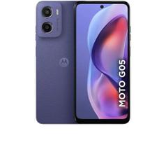 Smartphone Motorola Moto g05 128GB 4GB RAM + 8GB RAM Boost Câmera Traseira 50MP Frontal 8MP 6.7" Violeta Vegan Leather