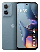 Smartphone Motorola Moto g05 256GB 4GB RAM Boost e Camera 50MP com AI Bateria de 5200 mAh Tela 6.7 com Superbrilho Azul