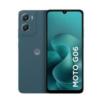 Smartphone Motorola Moto G06 128GB - Azul Marinho, 12GB (4GB RAM +8GB RAM Boost), Câmera 50MP e Tela 6,9"