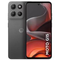 Smartphone Motorola Moto G15 256gb 12gb (4gb Ram + 8gb Ram Boost) Grafite