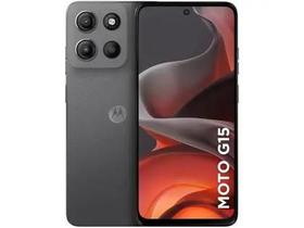 Smartphone Motorola Moto G15 256gb 12gb 4gb Ram8gb Ram Boost E Camera 50mp Com Ai E Night Vision Bateria De 5200 Mah Tela Fhd Grafite
