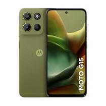 Smartphone Motorola Moto G15 256gb 12gb Camera 50mp Com Ai Night Vision Bateria De 5200 Mah 6.7