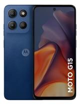 Smartphone Motorola Moto G15 512GB 4GB RAM Dual SIM Tela 6.72 Azul Smartphone Motorola Moto G15 512GB 4GB RAM Dual SIM Tela 6.72 Azul
