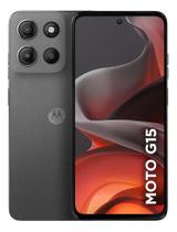 Smartphone motorola moto g15 xt2521 256gb grafite