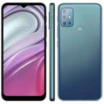 Smartphone Motorola Moto G20 64GB 4G Tela 6.5” Câmera Quádupla 48MP 8MP 2MP 2MP Frontal 13MP Azul