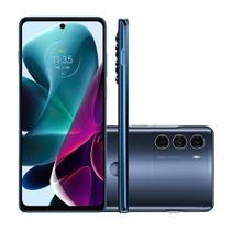 Smartphone Motorola Moto G200 5G 256GB 8GB RAM Tela 6,8 Câmera Tripla 108.13.2 MP Selfie 16 MP Azul