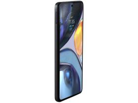 Smartphone Motorola Moto G22 128GB Preto 4G - Octa-Core 4GB RAM 6,5” Câm Quádrupla + Selfie 16MP