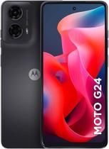 Smartphone Motorola Moto G24 com 8GB RAM, 128GB, Tela Fluida de 90Hz e Android 13 - Preto