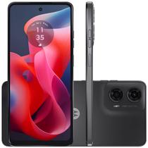 Smartphone Motorola Moto G24 Preto 128GB 4GB RAM Tela 6.6"