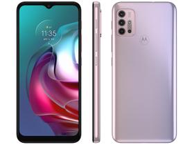 Smartphone Motorola Moto G30 128GB White Lilac 4G - 4GB RAM Tela 6,5” Câm. Quádrupla + Selfie 13M Smartphone Motorola Moto G30 128GB White Lilac 4G - 4GB RAM Tela 6,5” Câm. Quádrupla + Selfie 13M