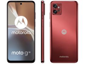 Smartphone Motorola Moto G32 128GB Vermelho 4G - Octa-Core 4GB RAM 6,5” Câm. Tripla + Selfie 16MP Smartphone Motorola Moto G32 128GB Vermelho 4G - Octa-Core 4GB RAM 6,5” Câm. Tripla + Selfie 16MP