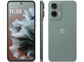 Smartphone Motorola Moto G35 256GB Cinza 5G 4GB RAM8GB Ram Boost 5G 6,7 Câm. Dupla Selfie 16MP