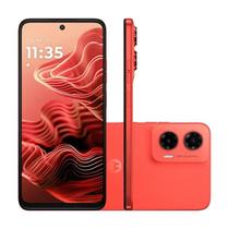 Smartphone Motorola Moto G35 256GB Coral 5G 4GB RAM+4GB Ram Boost 5G 6,7 Câm. Dupla