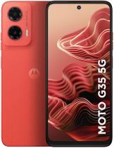 Smartphone Motorola Moto G35 5g - 256gb 12gb (4gb Ram+8gb Ram Boost) E Camera 50mp Com Ai Nfc Tela 6.7 Com Superbrilho - Coral - Vegan Leather