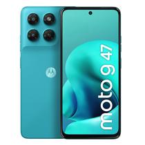 Smartphone Motorola Moto G47 5G 128GB - Azul Turquesa, 12GB (4GB RAM + 8GB RAM Boost), Câmera 50 MP e Tela 6,7"