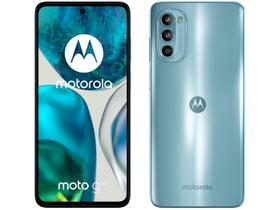 Smartphone Motorola Moto G52 128GB Azul 4G - Octa-Core 4GB RAM 6,6” Câm. Tripla + Selfie 16MP
