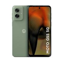 Smartphone Motorola Moto G55 5G 256GB 16GB RAM Boost Câmera Traseira Dupla 50MP + 8MP Selfie 16MP Tela 6.5" Verde
