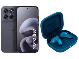 Smartphone Motorola Moto G67 256GB Chumbo Smartphone Motorola Moto G67 256GB Chumbo