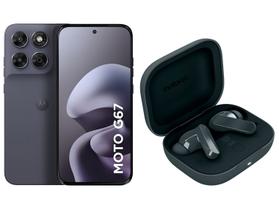 Smartphone Motorola Moto G67 256GB Chumbo Smartphone Motorola Moto G67 256GB Chumbo
