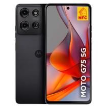 Smartphone Motorola Moto G75 5G 256GB 8GB RAM + 8GB RAM Boost NFC Preto