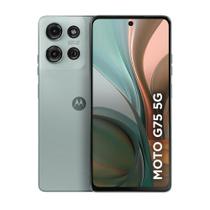 Smartphone Motorola Moto G75 5G 256GB 8GB RAM Câmera Traseira 50MP + 8MP Selfie 16MP 6.8" Cinza - Vegan Leather + Ubook Livros Digitais Smartphone Motorola Moto G75 5G 256GB 8GB RAM Câmera Traseira 50MP + 8MP Selfie 16MP 6.8" Cinza - Vegan Leather + Ubook Livros Digitais