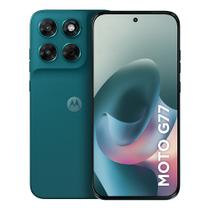 Smartphone Motorola Moto G77 5G 256GB - Verde Escuro, 24GB (8GB RAM + 16GB RAM Boost), Câmera 108MP, Tela 6,8"
