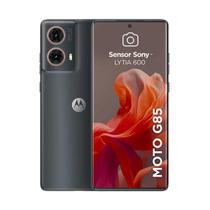 Smartphone Motorola Moto g85 5G 256GB 16GB 8GB RAM 8GB RAM Boost 50MP Sony AI Camera Tela Infinita pOLED NFC Grafite