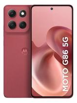 Smartphone Motorola Moto G86 5g 256gb 24gb 8gb Ram16gb Ram Boost Tela 1.5k Poled, 50mp Sony Camera Ois Moto Ai, Videos Em 4k, Ip68 Ip69 Vermelho