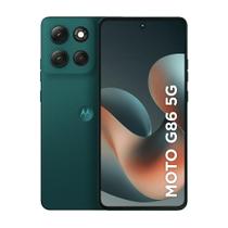 Smartphone Motorola Moto g86 5G, 512GB, 8GB RAM e 16GB Ram Boost, Tela 1.5K pOLED, 50MP Sony camera OIS Moto AI, videos em 4K, IP68 e IP69