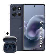 Smartphone Motorola Moto g86 5G com Moto Buds 256GB 24GB 8GB RAM16GB Ram Boost Tela 1.5K pOLED, 50MP Sony camera OIS Moto AI, videos em 4K, IP68