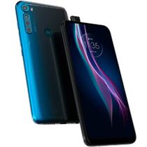 Smartphone Motorola One Fusion 128GB Azul - 4GB RAM Tela 6,5” Câm. Quádrupla + Selfie 8MP
