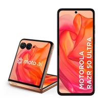 Smartphone Motorola Razr 50 Ultra, 512GB, 24GB RAM, OcTA-Core, Câmera Dupla 50MP, Tela dobrável 6.9" Externa 4", Pêssego - PB1T0053BR
