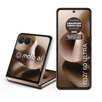 Smartphone Motorola Razr 60 Ultra 1TB, 16GB RAM, 16GB Ram Boost, Snapdragon 8 Elite, Tela dobrável 7 e externa 4”, Moto AI, 50MP câmera