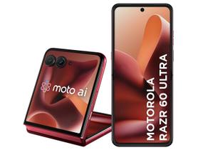 Smartphone Motorola Razr 60 Ultra 1TB, 16GB RAM, 16GB Ram Boost, Snapdragon 8 Elite, Tela dobrável 7 e externa 4”, Moto AI, 50MP câmera