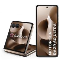 Smartphone Motorola Razr 60 Ultra 1TB 32GB 16GB RAM16GB Ram Boost Snapdragon 8 Elite Tela dobrável 7 e externa 4” Moto AI 50MP camera
